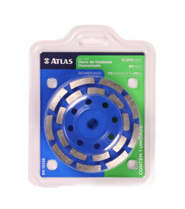 DISCO DIAMANT DESBASTE 115MM TURBO