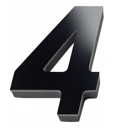 NUMERO 3D PARA CASA ADESIVO 0 ACM PR