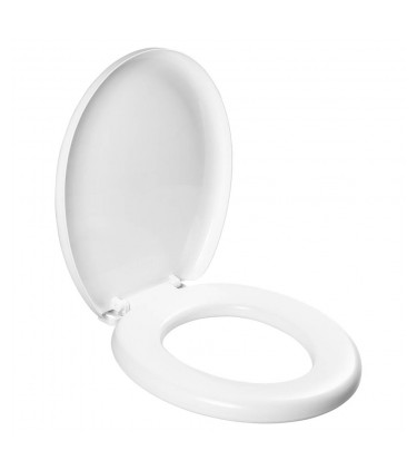 CUSHIONED TOILET SEAT SEVILHA OVAL WH