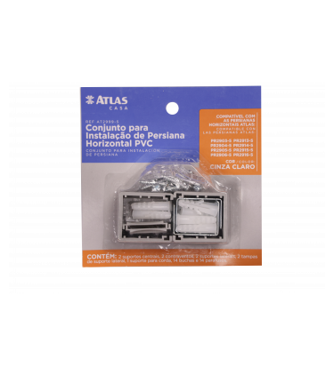 Para reposición en persianas horizontales de PVC disponibles en los colores blanco, gris, gris oscuro y negro.