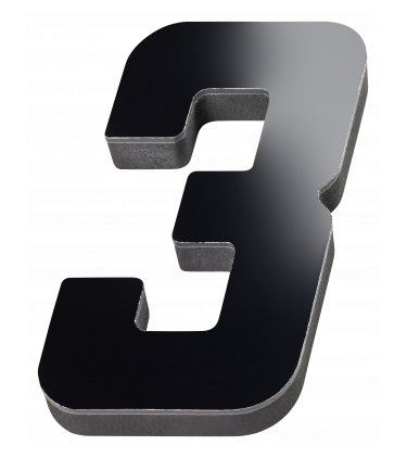 NUMERO 3D PARA CASA ADESIVO 0 ACM PR