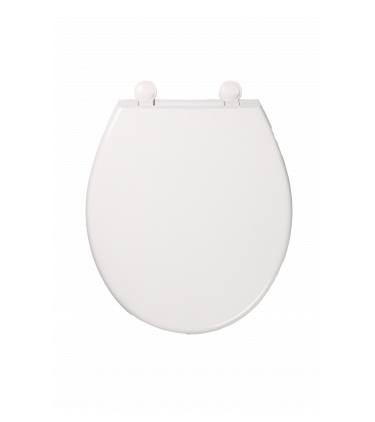 Asiento sanitario que se adapta a las tazas de baño importadas de formato redondo. Ideal para consumidores que valorizan el diseño y la estética del baño, y que buscan accesorios que combinan con la decoración transmitiendo más sofisticación. No pise la tapa. Para mantener el brillo del producto, no utilizar esponjas abrasivas o productos químicos agresivos como jabones, alcohol o detergentes alcalinos de limpieza pesada