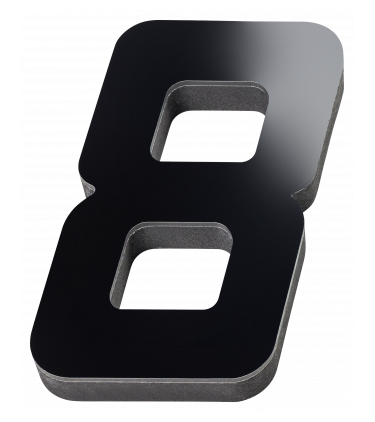 NUMERO 3D PARA CASA ADESIVO 0 ACM PR