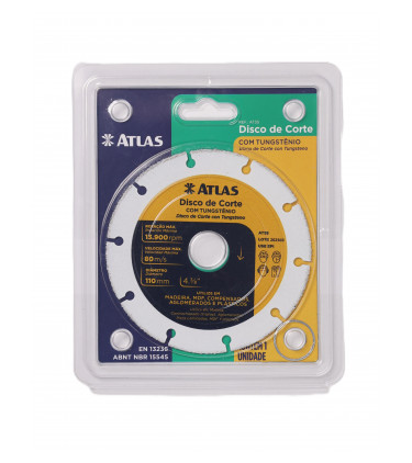 DISCO DE CORTE TUNGSTENIO SEGMENT 110MM