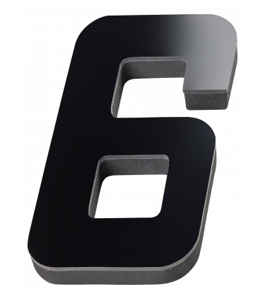 NUMERO 3D PARA CASA ADESIVO 0 ACM PR