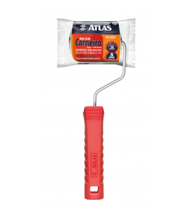 5cm lambswool mini roller with handle